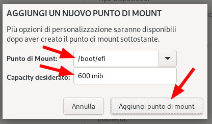 Create the /boot/efi mount point